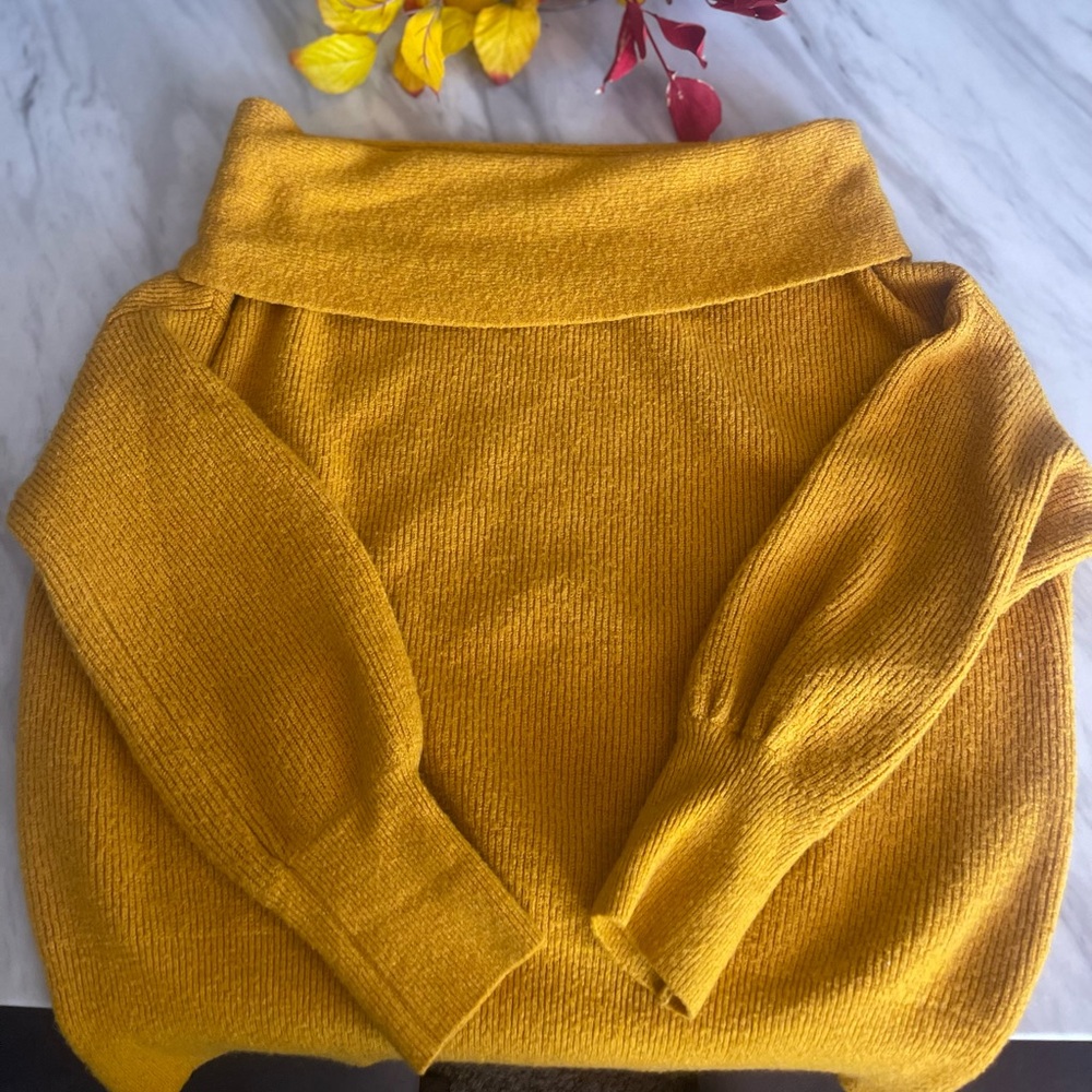 Off the shoulder sweater